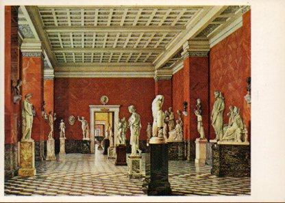 POSTAL PV02515: La salle de la sculpture grecque, Le Nouvel Ermitage