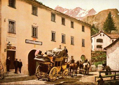 POSTAL PV02524: Simplon-Dorf 1890