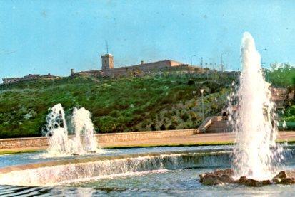 POSTAL PV02572: Castillo de Montjuich en Barcelona