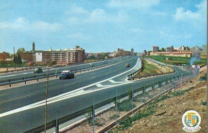 POSTAL PV02557: Autopista en Badalona