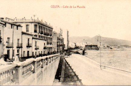 POSTAL PV02893: Ceuta. Calle de la Muralla