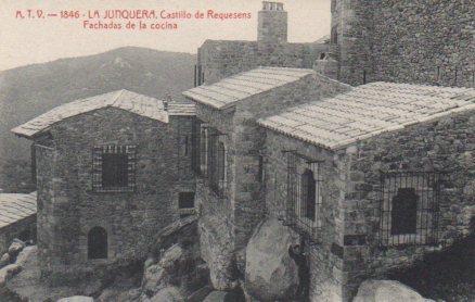 POSTAL PV02870: Castillo de Requesens fachadas de la cocina, La Junquera