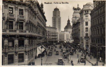 POSTAL PV02844: Calle de Sevilla, Madrid