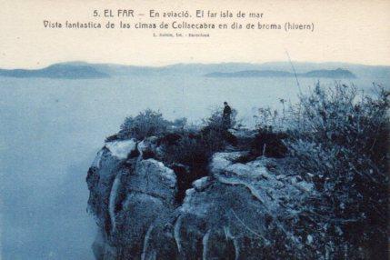 POSTAL PV02940: Vista de las cimas de Collsecabra 