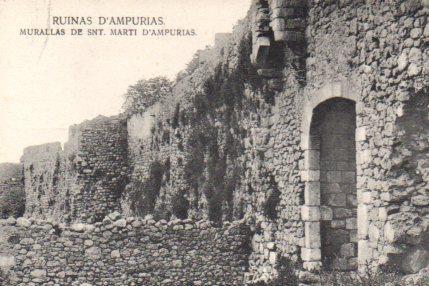 POSTAL PV02943: Murallas de Sant Marti d'Ampurias