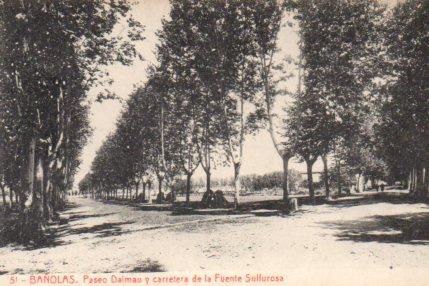 POSTAL PV02945: Paseo Dalmau y carretera de la Fuente Sulfurosa, Bañolas. Nº 51