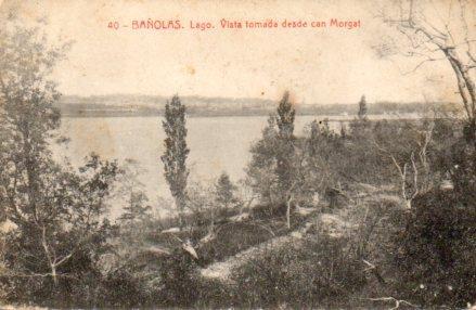POSTAL PV02948: Vista tomada desde can Morgat del Lago de Bañolas. nº 40
