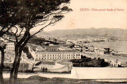 POSTAL PV02899: Ceuta. Vista parcial desde el Hacho