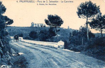 POSTAL PV02759: Carretera del Faro de S. Sebastian, Palafrugell