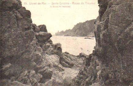 POSTAL PV02770: Rocas de Treumal, Lloret de Mar