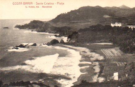 POSTAL PV02774: Platja Santa Cristina, Costa Brava
