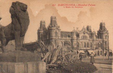 POSTAL PV02778: Mundial Palace en Barcelona