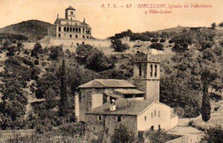 POSTAL PV02779: Iglesia de Vallvidrera, Barcelona