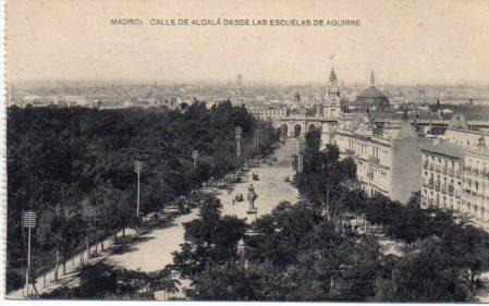 POSTAL PV02734: Calle Alcala desde las Escuelas de Aguirre, Madrid