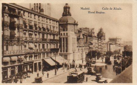 POSTAL PV02735: Hotel Regina en calle Alcala, Madrid