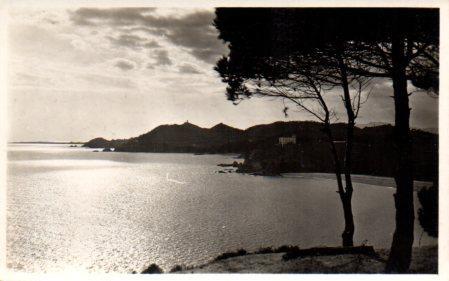 POSTAL PV02742: Atardecer en playa de Fanals, Lloret de Mar
