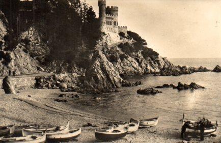POSTAL PV02750: Playa Es Bernat, Lloret de Mar