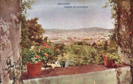 POSTAL PV02787: Mirador del Parque de Montjuich