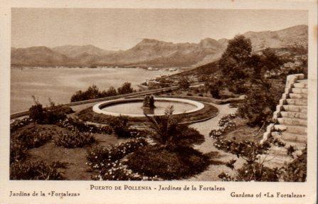 POSTAL PV02795: Jardines de la Fortaleza, Puerto de Pollensa