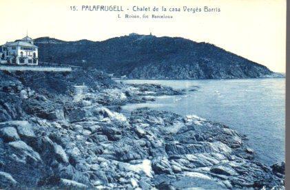 POSTAL PV02805: Chalet de la casa Verges Barris en Palafrugell