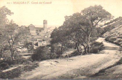 POSTAL PV02807: Cami del Castell, Malgrat de Mar