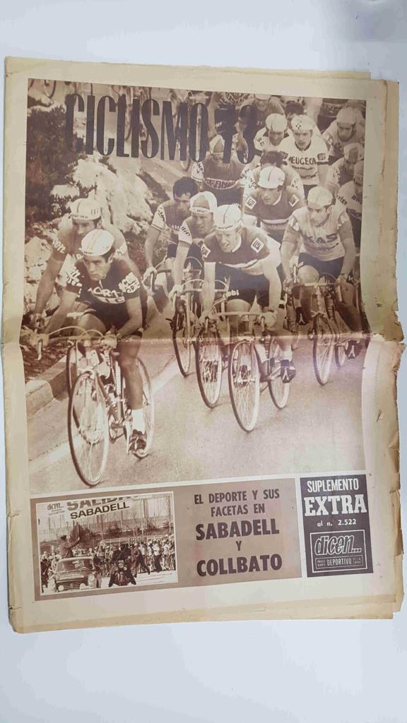 Suplemento Extra al num 2522 del diario Dicen, 16 de marzo de 1976. SOLO ESTÁN LAS PÁGINAS DE LA 1 A LA 18. Ciclismo 73