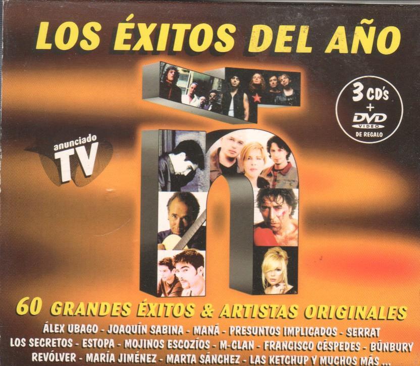 Triple CD +DVD Musica: Los exitos del año Ñ