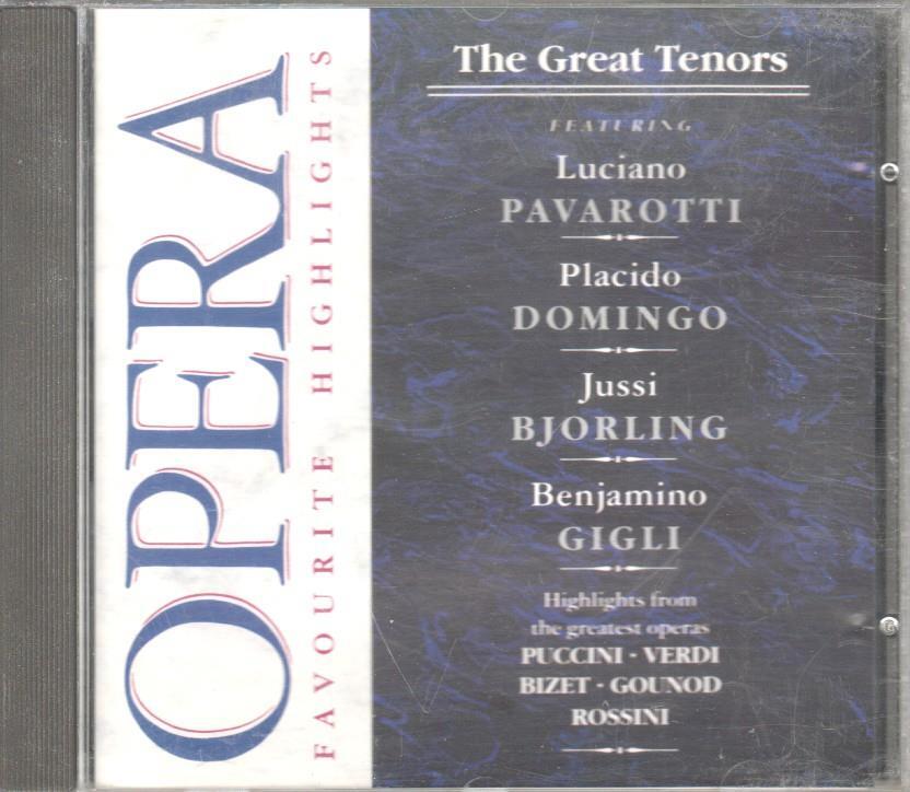 CD Musica: Opera favourite Highlights - The grat tenors