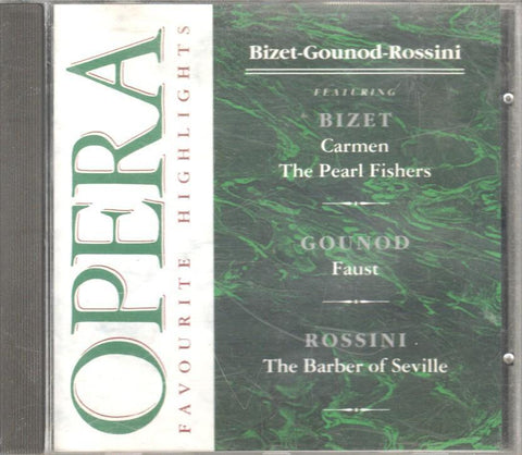 CD Musica: Opera favourite Highlights - Bizet-Gounod-Rossini