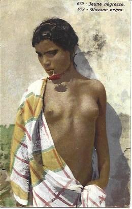 POSTAL A2785: Joven negra de Marruecos