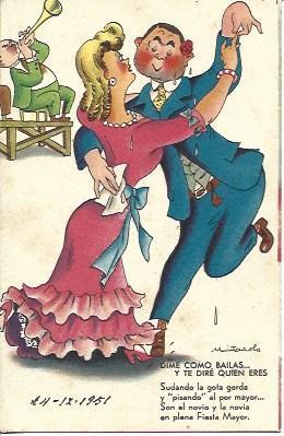 POSTAL A3179: Dime como bailas