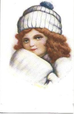 POSTAL A3154: J. Ibañez: cabeza de niña