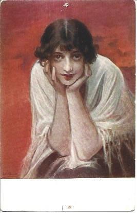 POSTAL A3189: Gaditana, por Julio Borrell