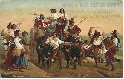 POSTAL A3143: La llegada de los misioneros, por Robert