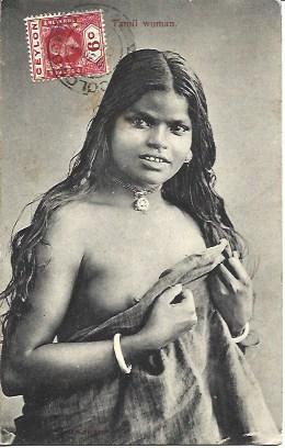 POSTAL A3099: Mujer de Ceilan