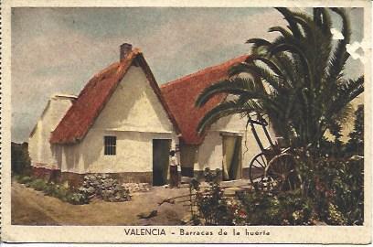 POSTAL A3112: Valencia, Barracas de la huerta