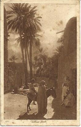POSTAL A3116: Calle de un pueblo arabe