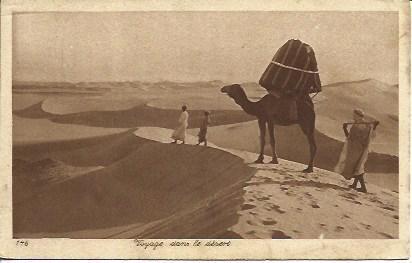 POSTAL A3117: Viaje por el desierto