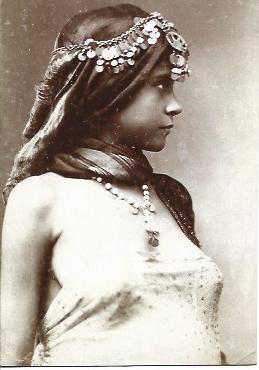 POSTAL A3121: Perfil de chica arabe