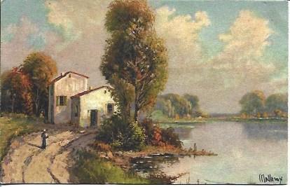 POSTAL A3331: Dibujo por Malleroy