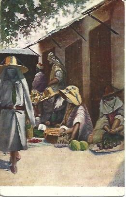 POSTAL A3223: Mercado de Tetuan, por Martinez