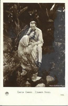 POSTAL A3273: Greta Garbo y Conrad Nagel