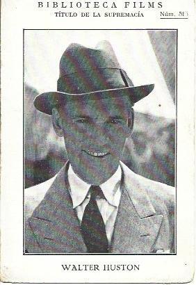 POSTAL A3278: Walter Huston