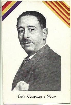 POSTAL A3261: Lluis Companys i Jover