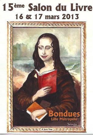 POSTAL A2883: 15 Salon del Libro de Bondues