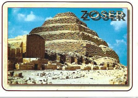 POSTAL A2864: Piramide de Saqqara en Egipto