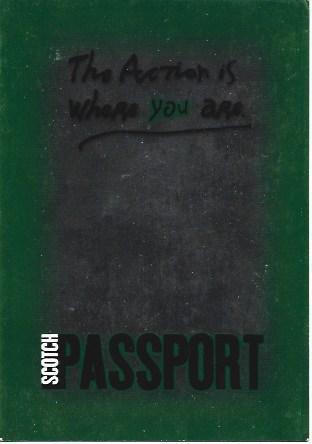 POSTAL A2913: Publicidad de Scotch Passport