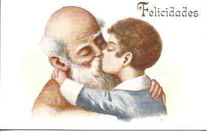 POSTAL A2844: Felicidades abuelo, por J. Ibañez