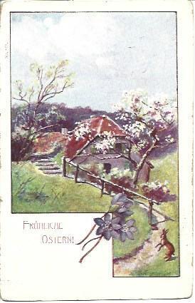 POSTAL A2847: Felicitacion en aleman