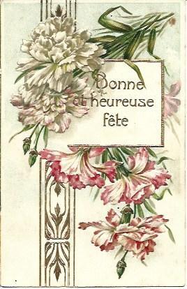 POSTAL A2827: Felicitacion Navidad en frances
